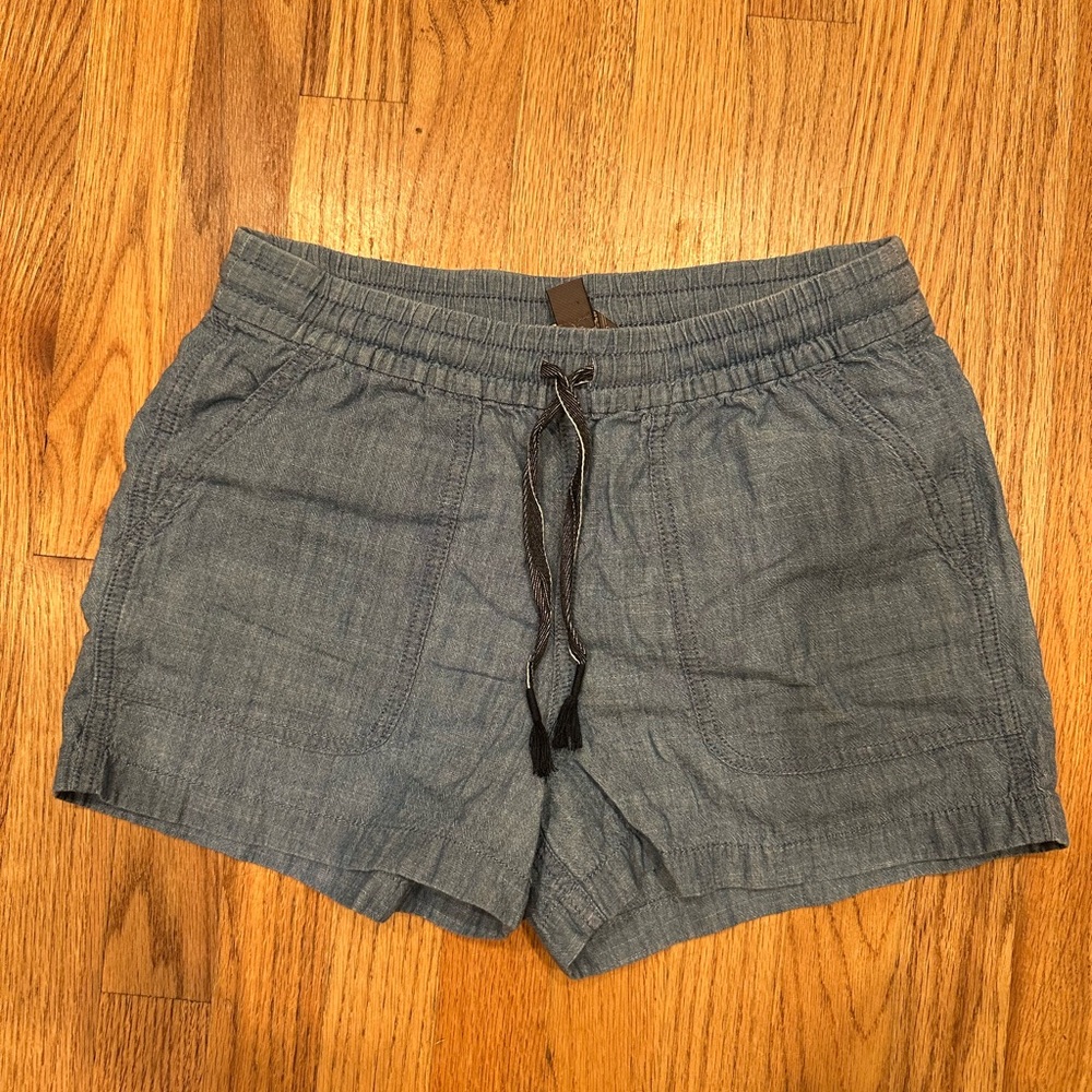 J. Crew Point Sur Blue Drawstring Shorts size XS